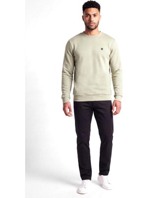 Die Grup Erkek Pamuklu Interlok Kumaş Yuvarlak Yakalı Logolu 254 Sweatshirt 50555830-254