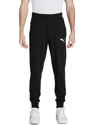 Die Grup Puma Erkek/unisex Ess Logo Pants-Puma Black-Cat Knitted Pants S