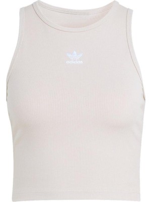 Die Grup Adidas Kadın Bej Atlet Ess Rıb Tank KD3822