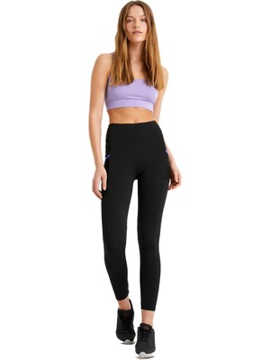 Die Grup Koton Halter Yaka Sporcu Sütyeni Kaplı U Yaka Slim Fit
