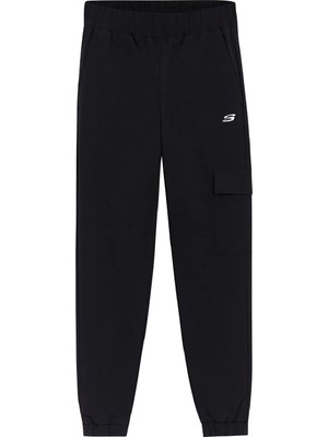 Die Grup Skechers Micro Collection M Jogger Woven Pant Erkek Siyah Eşofman Altı S