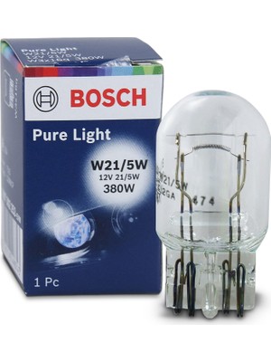 Die Grup Bosch Bulb 1pcs 12V 21/5W W21/5W Pure Lıght 1987302252