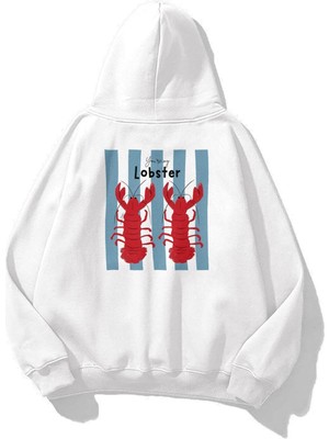 Die Grup Tarzsokak Unisex You Are My Lobster Sweatshirt Beyaz, Beyaz-60, M