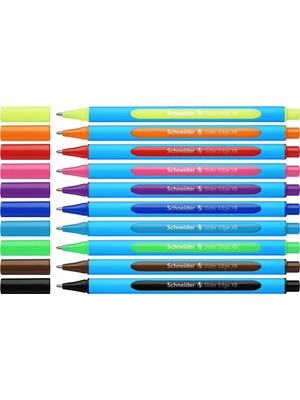 Die Grup Schneider 152290, Slider Edge Xb Tükenmez Kalem (Xb Çizgi Genişliğine Sahip Üçgen Kalemler) 10 Parça, Çeşitli