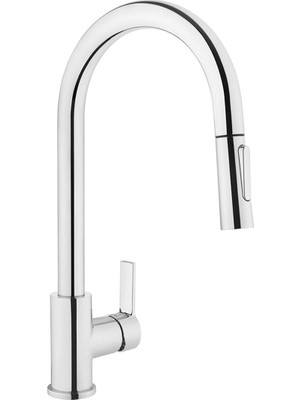Die Grup Artema Maestro A42145 Pull-Down Eviye Bataryası, Krom