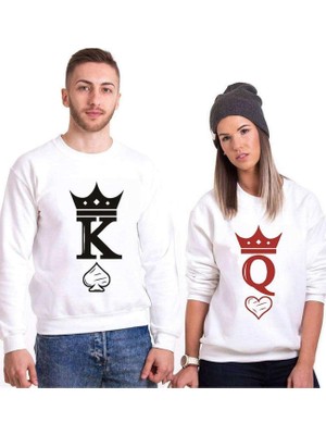 Die Grup Tshirthane Kral Kız Sevgili Kombinleri Sweatshirt Kombini, Kadın, 2xl-Tek Ürün Fiyatıdır, Kombin Yapmak Için En Az 2 Adet Sepete Ekleyiniz