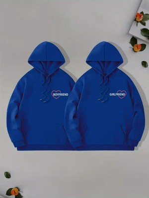 Die Grup Tarzsokak Renkli Kapşonlu Sweatshirt Çift Sevgili Kombinleri Couple Clothing, RENKLI-K90, L
