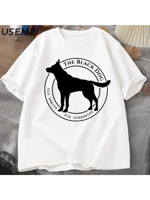 Die Grup Tarzsokak Siyah Köpek Eski Alışkanlıkları Die Screaming Tkadınlar Için Erkekler Işkence Şairler 2977, BEYAZ-1650, M
