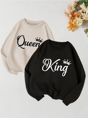 Die Grup Tarzsokak Renkli Kapşonlu Sweatshirt Çift Sevgili Kombinleri Couple Clothing, RENKLI-K61, M