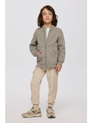 Die Grup Erkek Çocuk Fermuarlı Antrasit Sweatshirt 7 Yaş (122 Cm)