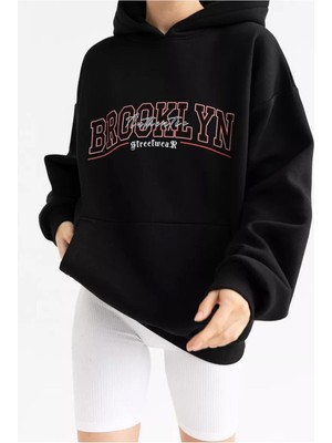 Die Grup Tarzsokak Unisex Brooklyn Sweatshirt Siyah, SIYAH-273, M