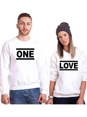 Die Grup Tshirthane One Love Sevgili Kombinleri Sweatshirt Kombini, Kadın, M-Tek Ürün Fiyatıdır, Kombin Yapmak Için En Az 2 Adet Sepete Ekleyiniz