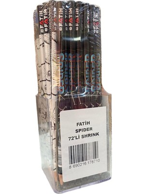 Die Grup Fatih Kalem 17870/FATIH Spider 72 Li Kursun Kalem Spıfırman