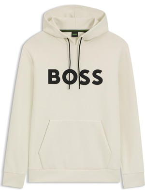 Die Grup Boss Soody Zone Erkek Sweatshirt, Açık Beyaz, L