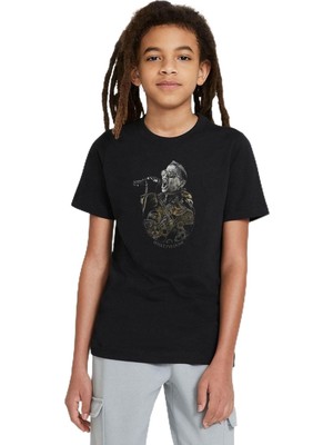 Die Grup Qivi Link In Park Chester Bennington Rock Baskılı Unisex Çocuk Siyah Sweatshirt TYC00499137926, 11-12 Yaş