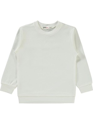 Die Grup Civil Girls Sweatshirt Km, 19767211625W1, Ekru, 5-6 Yaş