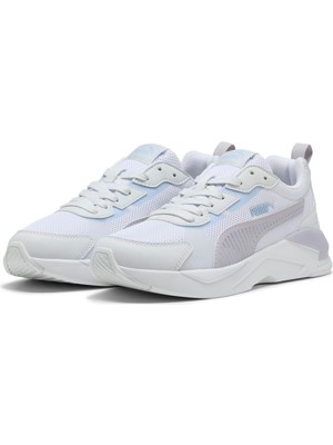 Die Grup Puma X-Ray 3 Lt Kadın Spor Ayakkabı, White-Lilac-Silver Mist, 38
