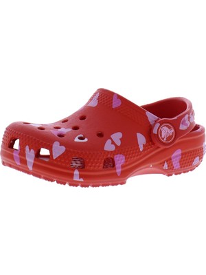 Die Grup Crocs Classic Vday Clog T Çocuk Terliği 209755-6ZR Kırmızı