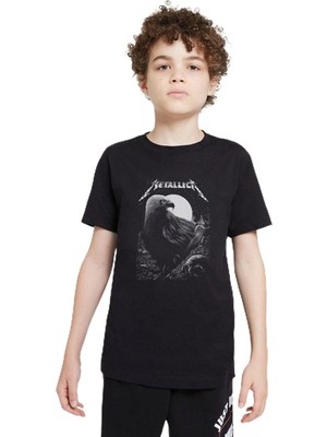 Die Grup Qivi Metallica Leipzig Poster 2018 Rock Metal Baskılı Unisex Çocuk Siyah Sweatshirt SFK0449-COCTS, 5-6 Yaş