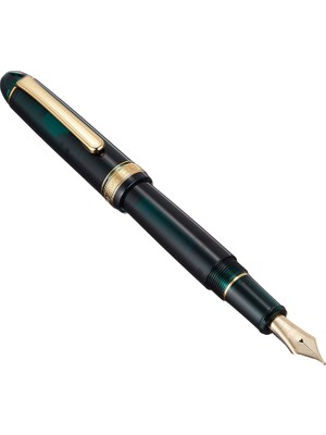 Die Grup プラチナ萬年筆 Plutınum PNB13000#3776 Century Gold Trim 41 Laurel Green Ef Dolma Kalem