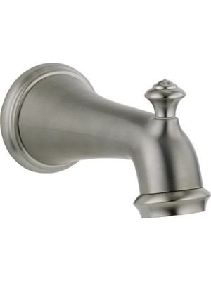 Die Grup Delta Faucet Parça Numarası RP34357SS, Yukarı Çekmeli Yönlendiricili Paslanmaz Bir Küvet Ağzıdır.