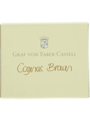 Die Grup Graf Von Faber-Castell Dolma Kalem Kartuşu 6'lı Konyak