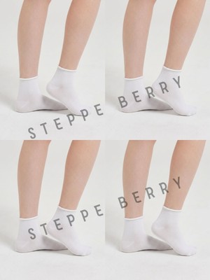 Steppe Berry 4'lü Yeni Sezon Kadın Dikişsiz Soket / Şeker Çorabı