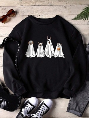 Die Grup Tarzsokak Halloween Print Siyah, Siyah, L/xl