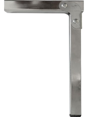 Die Grup BADEM10 Sofra Ayağı 22 cm Metal Katlanır Siyah Taban Yer Sofrası Sini Altı Mobilya Ayak Sehpa Masa