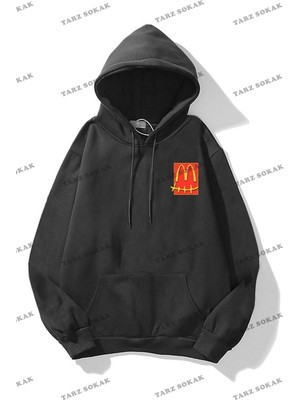 Die Grup Tarzsokak Y2K Cactüs Pack Siyah Unisex Sweatshirt Kod 2009, SIYAH-554, S