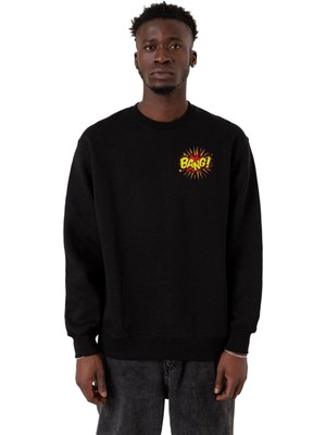 Die Grup Tshirthane Big Bang Theory Bang Logo Siyah Erkek 2ip Sweatshirt P23725S3650, L