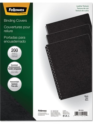 Die Grup Fellowes Executive Bağlantı Sunum Kılıflar, Büyük Harf, Siyah, 200 Pack (52149)