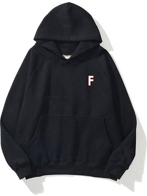 Die Grup Tarzsokak Unisex F Harfli Siyah Sweatshirt, SIYAH-762, M