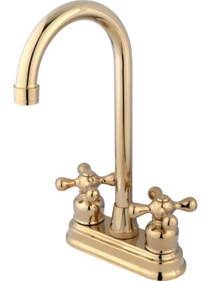 Die Grup Kingston Brass KB492AX Bar Musluğu, Cilalı Pirinç, 10,64 cm Ağız Erişimi