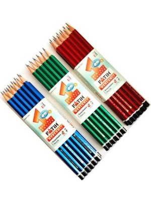 Alkasaz Mercanlı Kurşun Kalem 12 Li 1 Paket