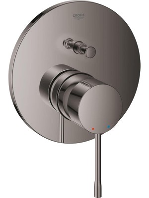 Die Grup Grohe Essence Ankastre Banyo Duş Bataryası 2 Çıkışlı Divertörlü Hard Graphite 24167A01