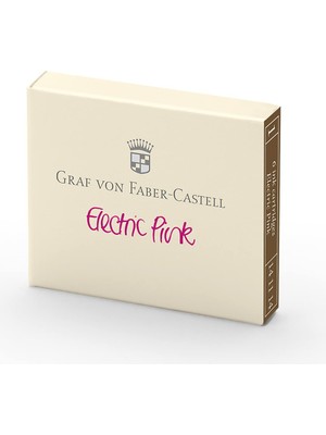 Die Grup Graf Von Faber-Castell Dolma Kalem Kartuşu 6'lı Pembe