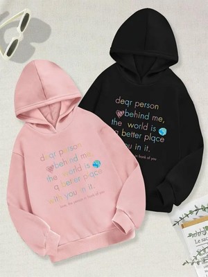 Die Grup Tarzsokak Renkli Kapşonlu Sweatshirt Çift Sevgili Kombinleri Couple Clothing, RENKLI-K33, S
