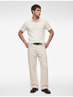 Die Grup Kısa Kollu Pamuklu Slim Fit V Yaka Polo Tişört