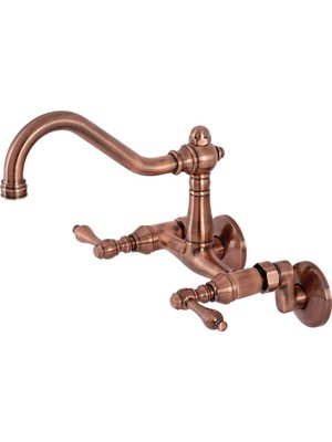 Die Grup Kingston Brass KS322ALAC Vintage Mutfak Bataryası, Antik Bakır