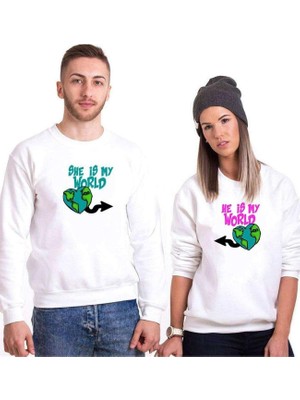 Die Grup Tshirthane My World Sevgili Kombinleri Sweatshirt Kombini, Erkek, S-Tek Ürün Fiyatıdır, Kombin Yapmak Için En Az 2 Adet Sepete Ekleyiniz
