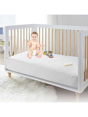 Esranın Dünyası Vionel HOME%100 Pamuklu, Sıvı Geçirmez Bebek Alezi,bebek Alez Yatak Koruyucu, Çocuk Yatak Koruyucu,park Beşik Yatak Alezi,park Beşik Yatak Koruyucu (60 x 120)