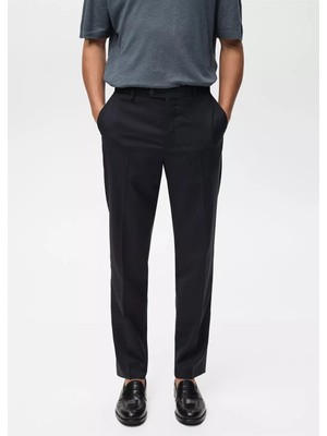 Mango Slim Fit Soğuk Yün Pantolon