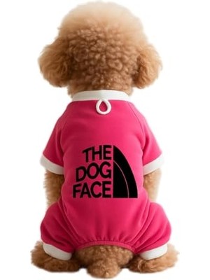 Esranın Dünyası Kedi ve Köpek Kıyafeti & Elbisesi Pembe 4 Bacak Tulum The Dog Face Xl