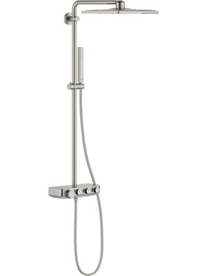 Grohe 26508DC0 Euph Smartctrl 310 Duş Sistemi Thm Armatür, Supersteel