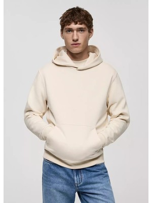 Mango Kapüşonlu Pamuklu Sweatshirt