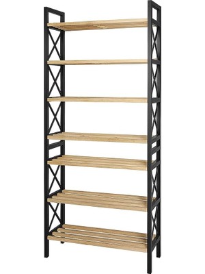 Esranın Dünyası 8 Katlı Çok Amaçlı Raf Ayakkabılık – 47X18X127 Cm, Mdf ve Plastik Malzeme, Kolay Kurulum Qr Kodlu, Modern ve Dekoratif Düzenleyici Dolap Ünitesi, Siyah