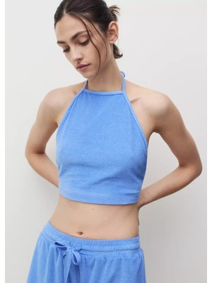 Mango Havlu Kumaş Bluz