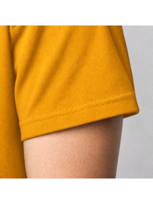Wakha Modern Mango Kolaj Baskılı Tişört - Sarı
