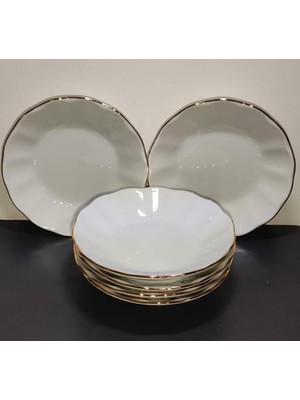 Porland Porselen 12 cm Altın Yaldız 12'li Çay Tabak 86909473921792